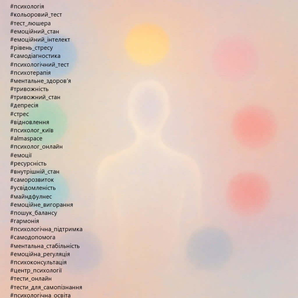 Кольоровий тест емоційного стану (у стилі Люшера)